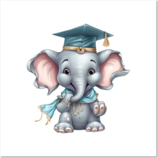 Elephant Graduation Posters and Art